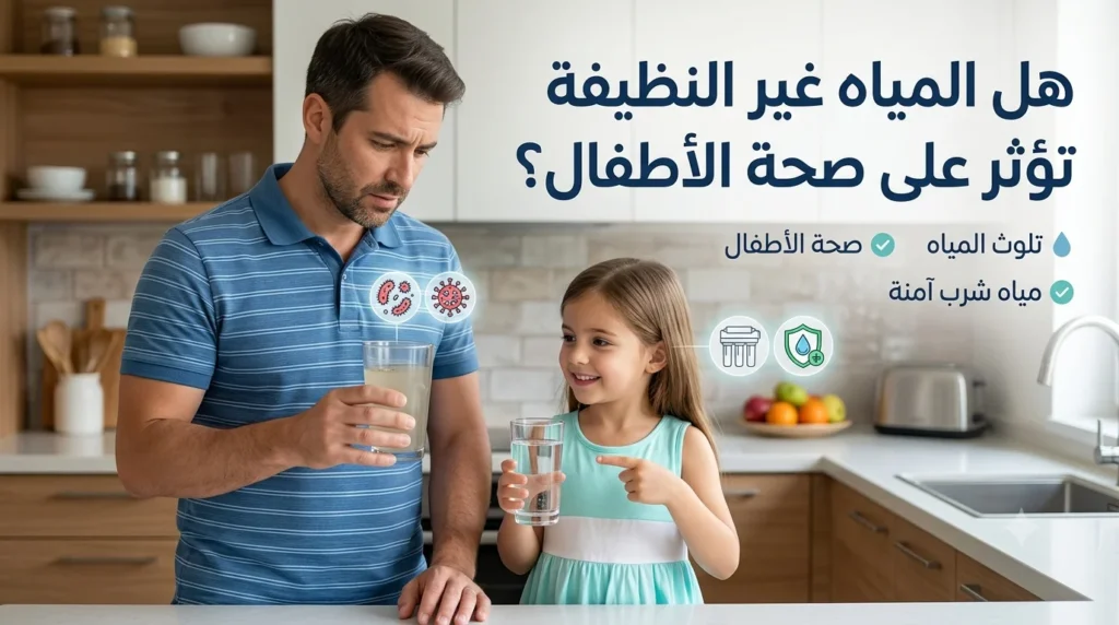 هل المياه غير النظيفة تؤثر على صحة الأطفال