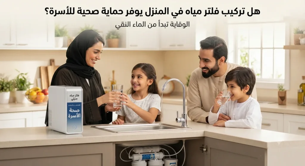 هل تركيب فلتر مياه في المنزل يوفر حماية صحية للأسرة؟