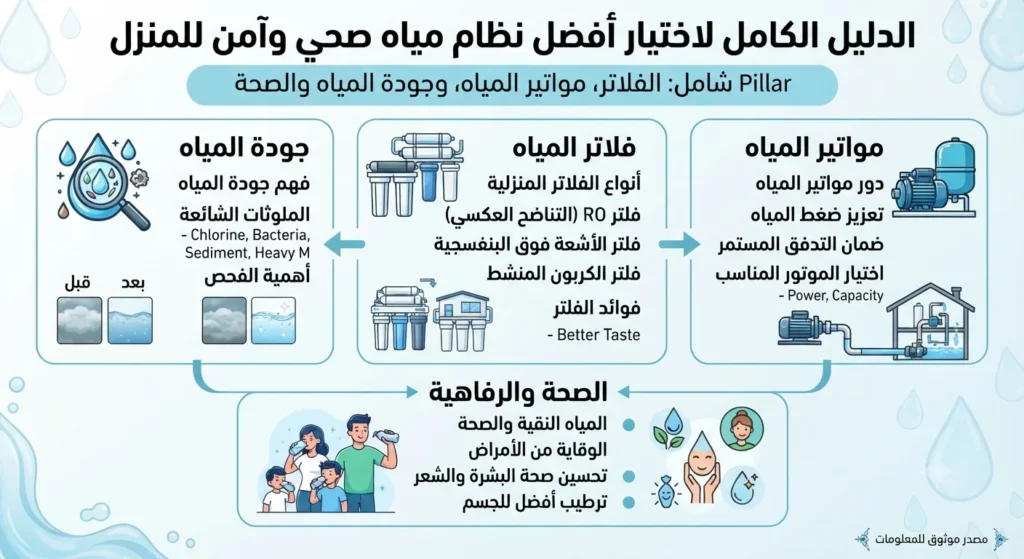 الدليل الكامل لاختيار أفضل نظام مياه صحي وآمن للمنزل
