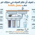 كيف تعرف أن فلتر المياه في منزلك لم يعد يعمل بكفاءة؟