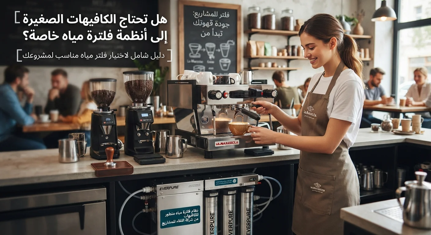 هل تحتاج الكافيهات الصغيرة إلى أنظمة فلترة مياه خاصة؟